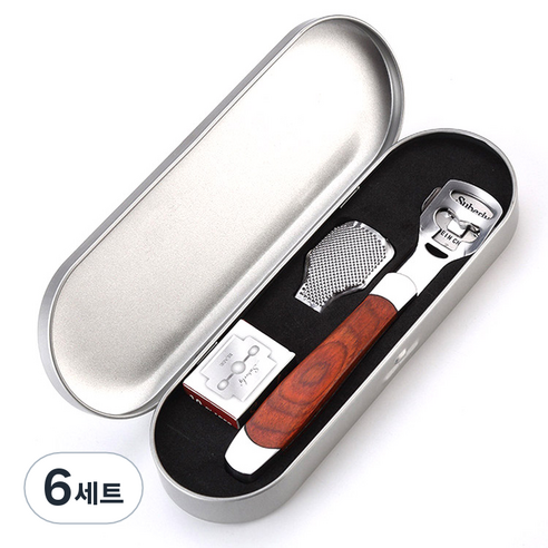 발각질제거 콘커터 02 + 교체용날 10p, 6세트