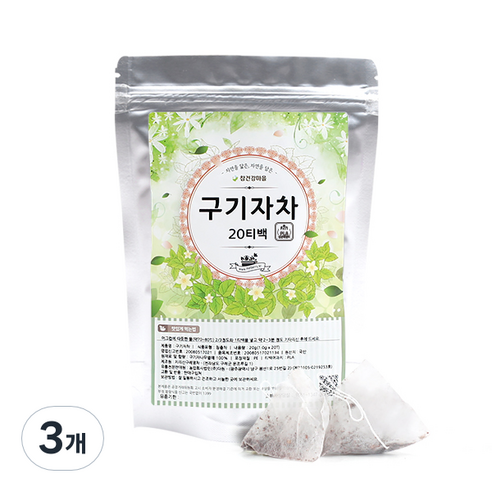 참건강마을 구기자차, 1g, 20개입, 3개