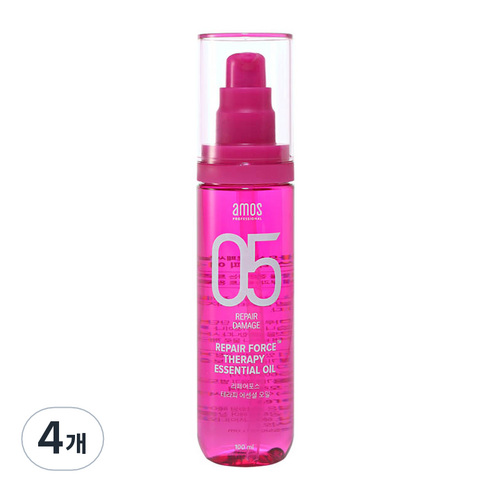 아모스 리페어포스 테라피 오일, 100ml, 4개
