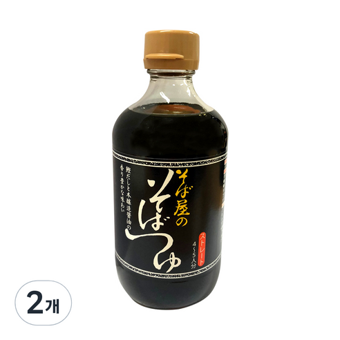 히게타 소바가게 소바쯔유, 400ml, 2개