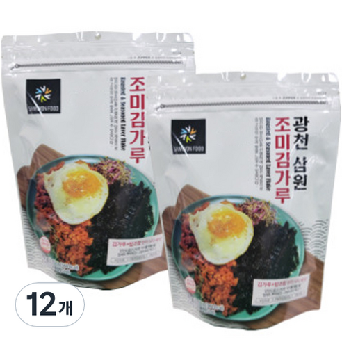 광천삼원푸드 광천 삼원 조미 김가루, 70g, 12개