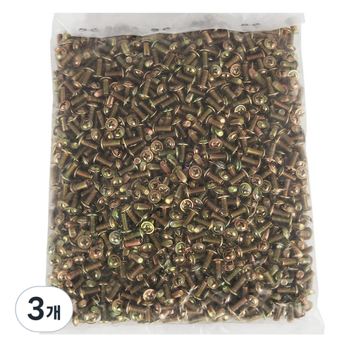 둥근머리 나사 볼트 1kg, 2490개