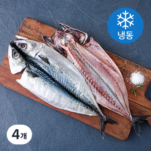 제주어부 자반고등어 2미 (냉동), 4개, 500g