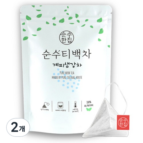 순수한집 계피생강차 티백, 1.2g, 10개입, 2개