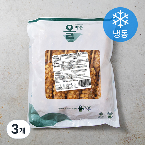 두물머리 큐브 감자연잎 핫도그70 (냉동), 700g, 3개