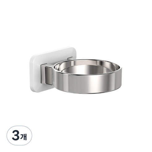 헤어 드라이기 거치대, 화이트, 3개