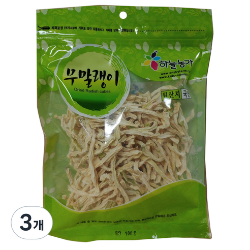 나물이야기 국산 무말랭이, 100g, 3개