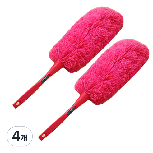 극세사 먼지털이, 핑크, 4개