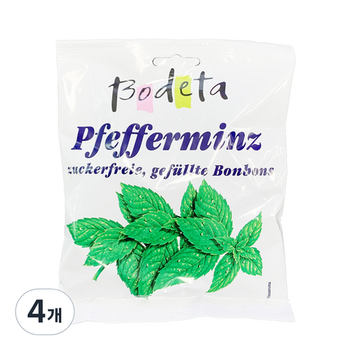 페퍼민트 캔디, 100g, 4개