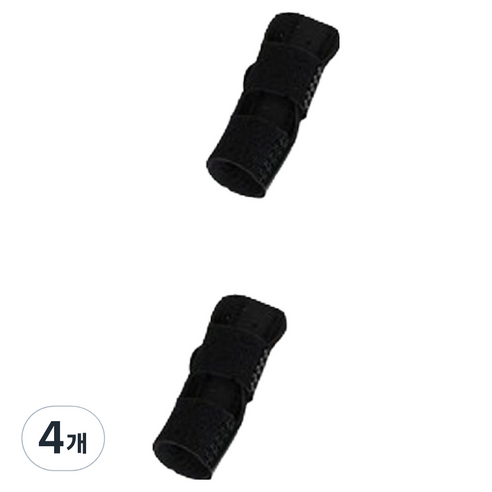 칼라 손가락 보호대 블랙, 4개