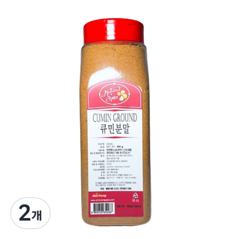 내츄럴스파이스 큐민분말, 450g, 2개