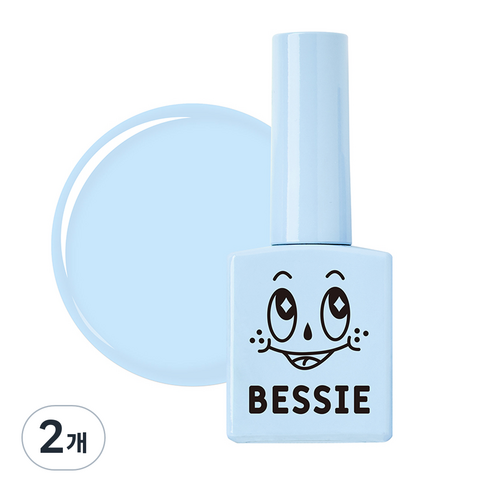 베씨 컬러 젤 11ml, B01 여린 파랑, 2개
