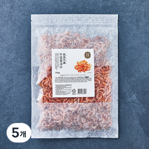 어식백세 두절 꽃새우, 100g, 5개