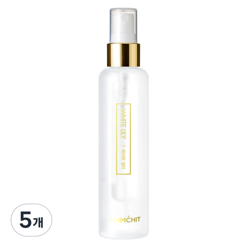 멈칫 헤어 앤 바디 미스트 화이트릴리, 105ml, 5개