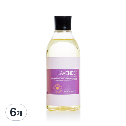 아로하트리즈 솔루션 바디오일 라벤더향, 300ml, 6개