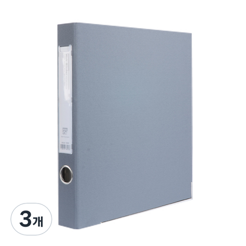 알파 웹D링 바인더 A4 3공 3cm AB948-7, 회색, 3개