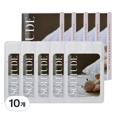알레 솔리튜드 패브릭 섬유향수 코튼향, 10개, 18ml