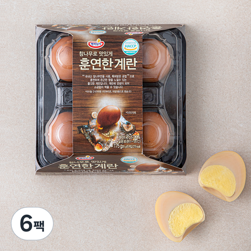 행복담기 훈연한 계란 175g, 5구, 6팩