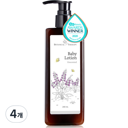 보타니컬테라피 베이비 로션, 200ml, 4개