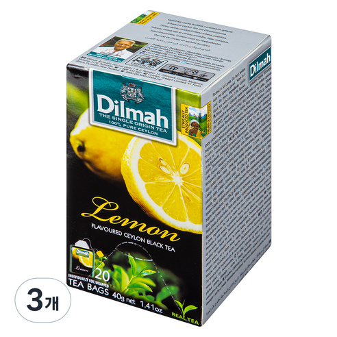딜마 Funtea 레몬티 과실차, 2g, 20개입, 3개