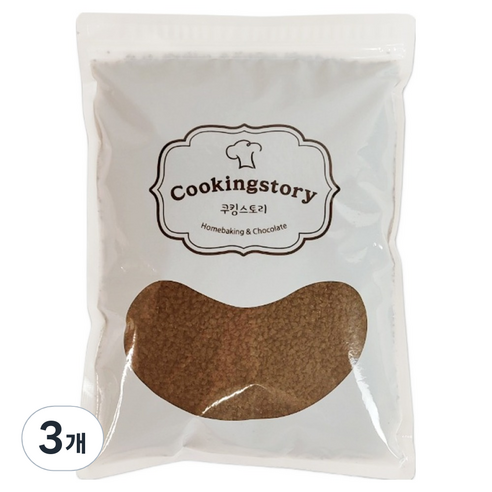 쿠킹스토리 쿠키크런치, 1kg, 3개