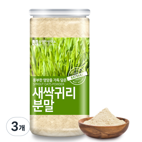부영한방약초 새싹귀리 분말, 3개, 200g