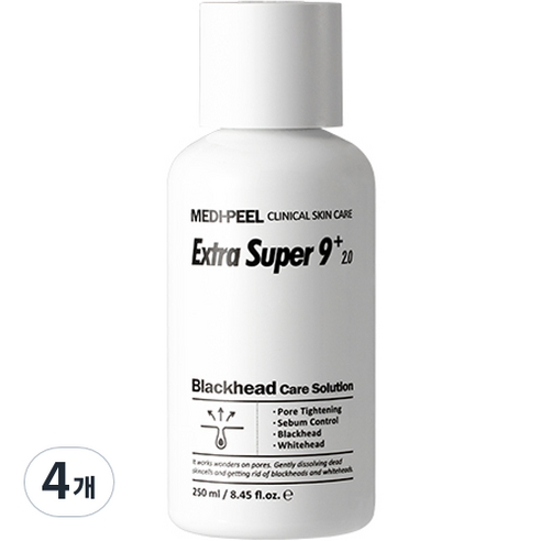 메디필 엑스트라 슈퍼 9 플러스 2.0, 250ml, 4개