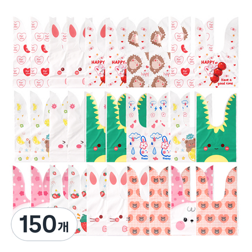 러블리 미니 포장주머니, 랜덤발송, 150개