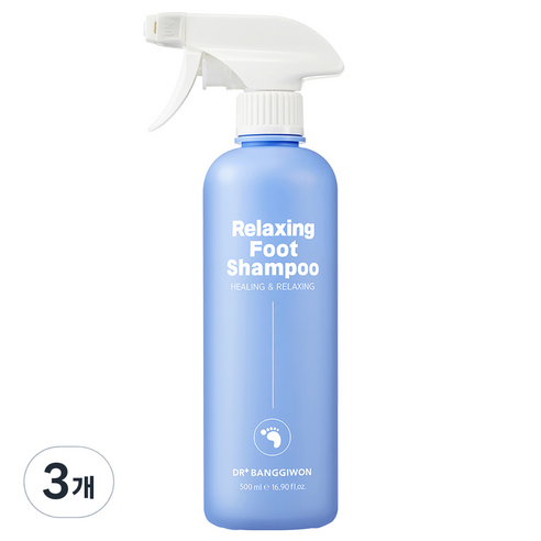 닥터방기원 릴렉싱 풋 샴푸 500ml, 1개입, 3개