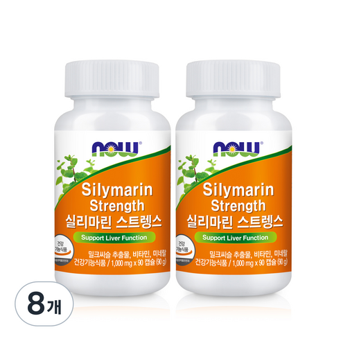 나우푸드 실리마린 스트렝스 90g, 90정, 8개