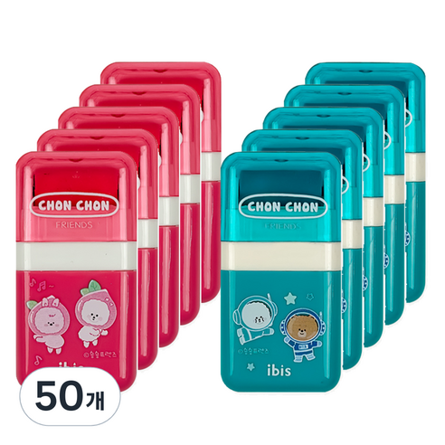 아이비스 롤러 지우개, 랜덤발송, 50개