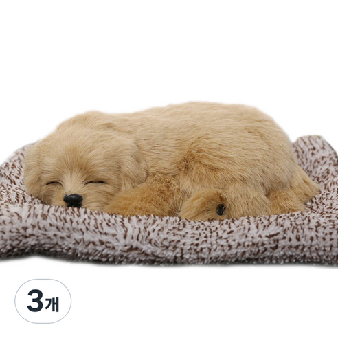 어바인클래스 잠자는인형 뭉뭉이와 냥냥이 골든리트리버, 3개