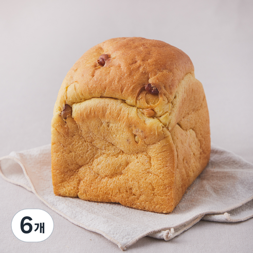 브로드카세 쌀 발효종 단호박 식빵, 220g, 6개
