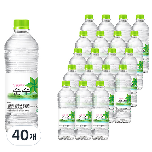 휘오 순수, 500ml, 40개