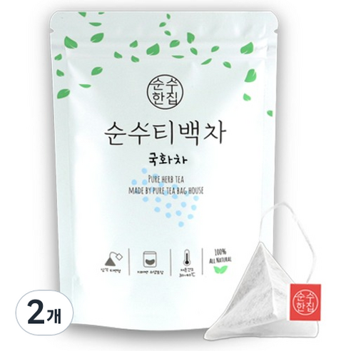 순수한집 국화차 티백, 0.5g, 2개, 10개입