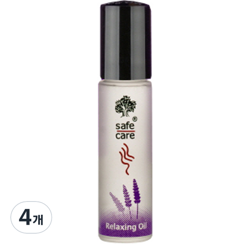 세이프케어코리아 릴랙싱 푹잠 아로마 오일 라벤더 유칼립투스 아로마향, 10ml, 4개