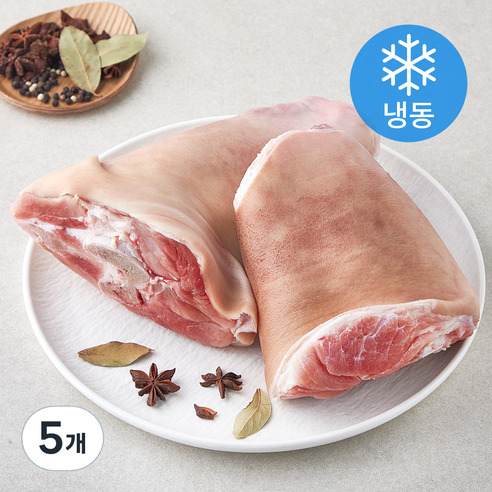 동원홈푸드 돼지장족 통족발용 돈학 미정선 원육 (냉동), 2.2kg, 5개