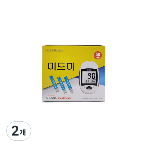 미드미 인포피아 혈당시험지 50개입, 2개