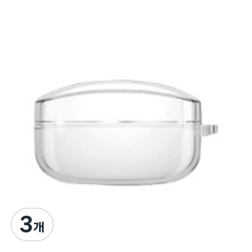 VISBYH 소니 이어폰 케이스, wf 1000xm4, 투명, 3개
