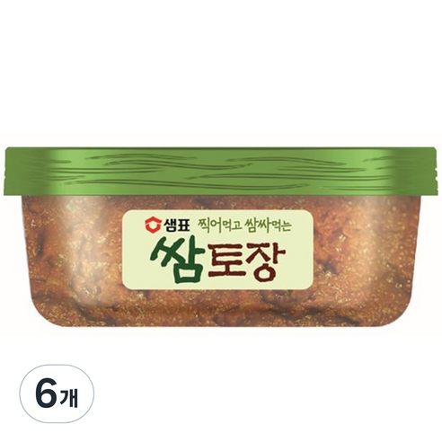 샘표 쌈토장, 170g, 6개