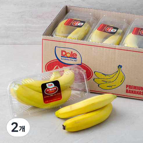 Dole 스위티오 바나나, 3kg, 2개