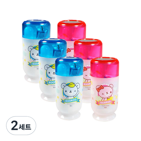 아이비스 치카컵 2 블루 3p세트 + 핑크 3p세트 CR10633, 2세트