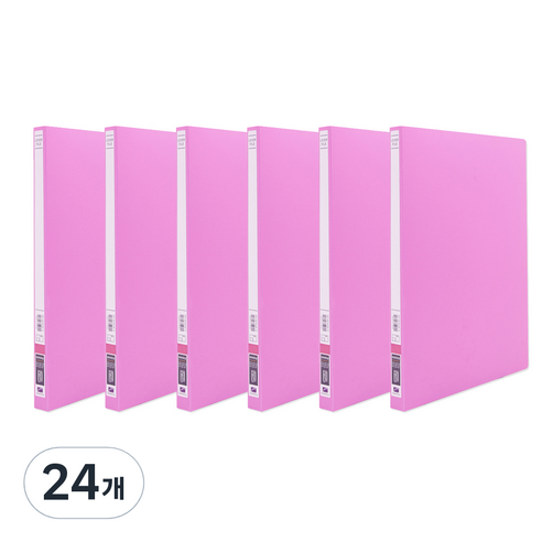 PP 레버파일 HC527 A4, 분홍색, 24개