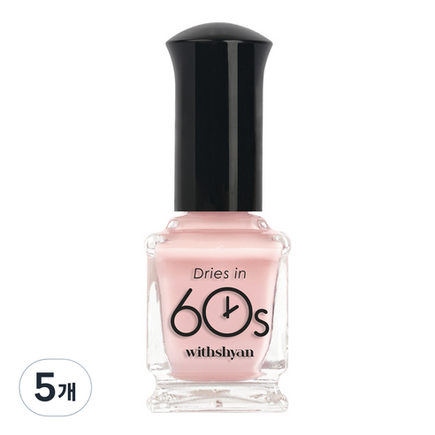위드샨 60초 매니큐어 반투명 시럽 9ml, M03 벚꽃시럽, 5개
