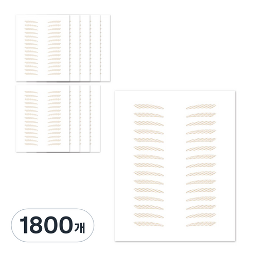 더분 대용량 마이스킨 쌍꺼풀 테이프 레이스, SS타입, 1800개