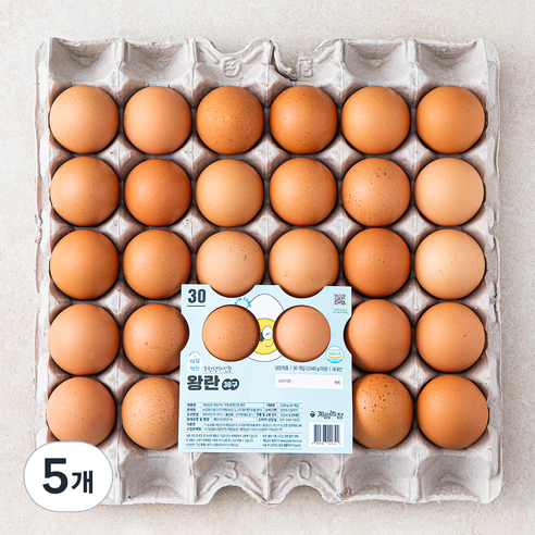 계림농장 무항생제 왕란, 5개, 30구