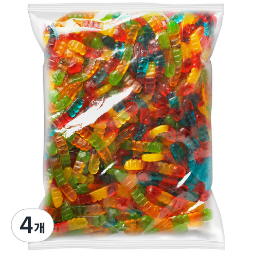 피니 웜 젤리, 1kg, 4개