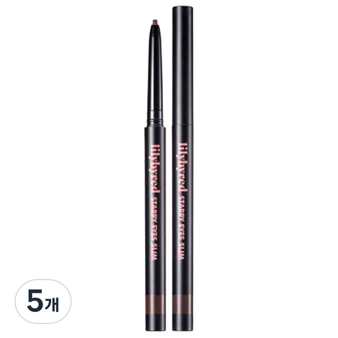 릴리바이레드 스태리아이즈 슬림 오토펜슬 라이너 0.14g, 4 글램모카, 5개
