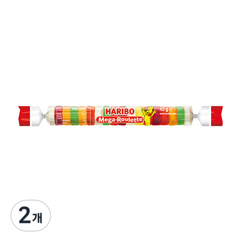 하리보 메가룰렛 젤리, 45g, 2개