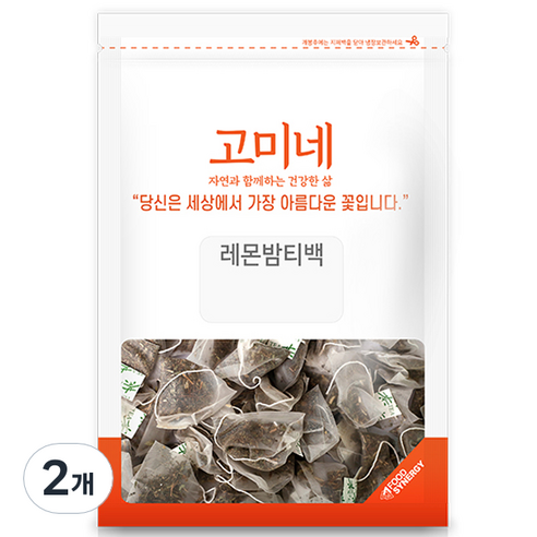 고미네 레몬밤 티백, 1g, 50개입, 2개